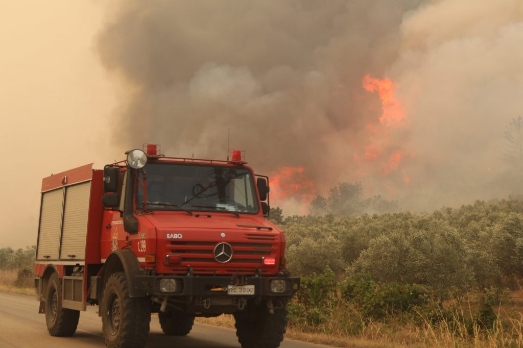Συναγερμός στην Πυροσβεστική – Μεγάλη φωτιά στην περιοχή Μιλά Οιχαλίας Μεσσηνίας