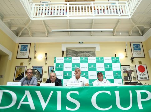 Davis Cup: Πλάνα από την συνέντευξη τύπου και το εντυπωσιακό Καλλιμάρμαρο (Pics)