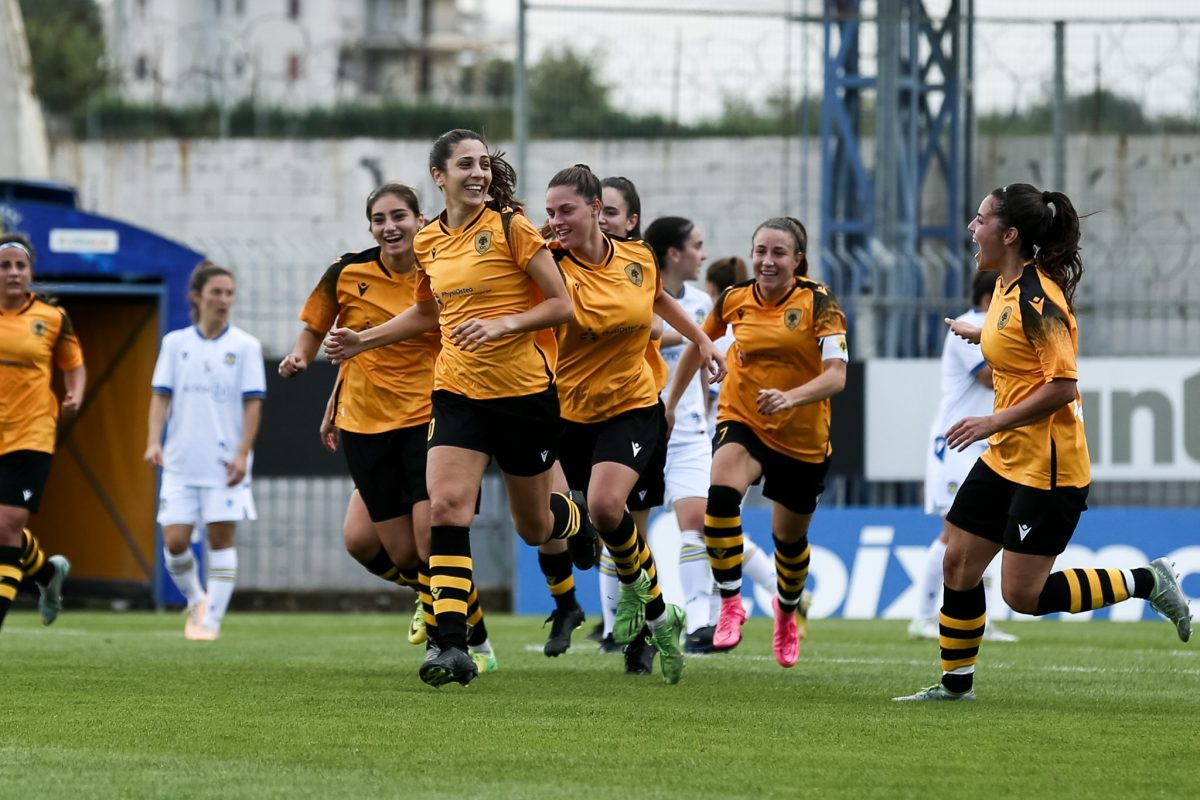Πέρασε από την Τρίπολη η ομάδα γυναικών της ΑΕΚ στην πρεμιέρα της στην πρώτη κατηγορία (0-2, vids)