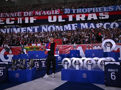 Ο Βεράτι ξέσπασε σε κλάματα στο αντίο του στην Παρί (vids)