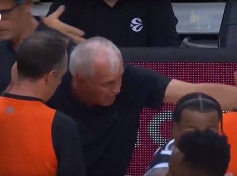 Σε έξαλλη κατάσταση ο Ομπράντοβιτς: Έκανε «ντου» στους διαιτητές μετά την ήττα της Παρτιζάν (vid)