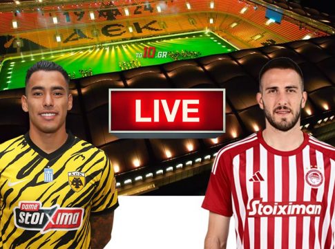 LIVE: ΑΕΚ – Ολυμπιακός