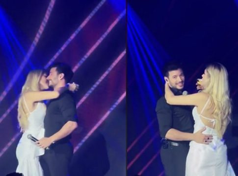 «Δε θυμάμαι τίποτα…»: Αυτή είναι η εντυπωσιακή ξανθιά τρανς που παρενόχλησε τον Βαγγέλη Κακουριώτη στην πίστα και έγινε viral (Vid)