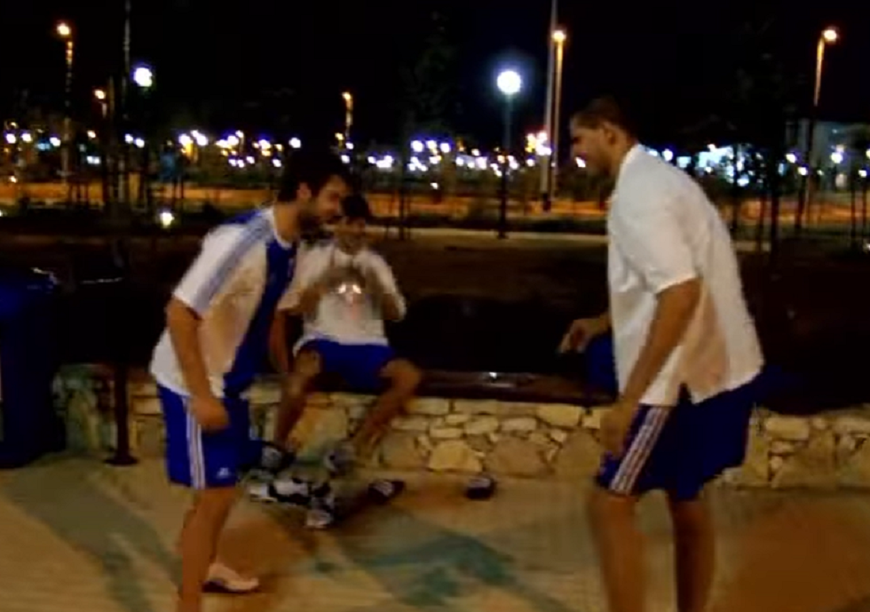 Σπανούλης και Λάζαρος Παπαδόπουλος σε επικό βίντεο τζούντο από το 2004