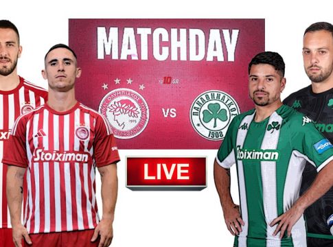 LIVE: Ολυμπιακός – Παναθηναϊκός