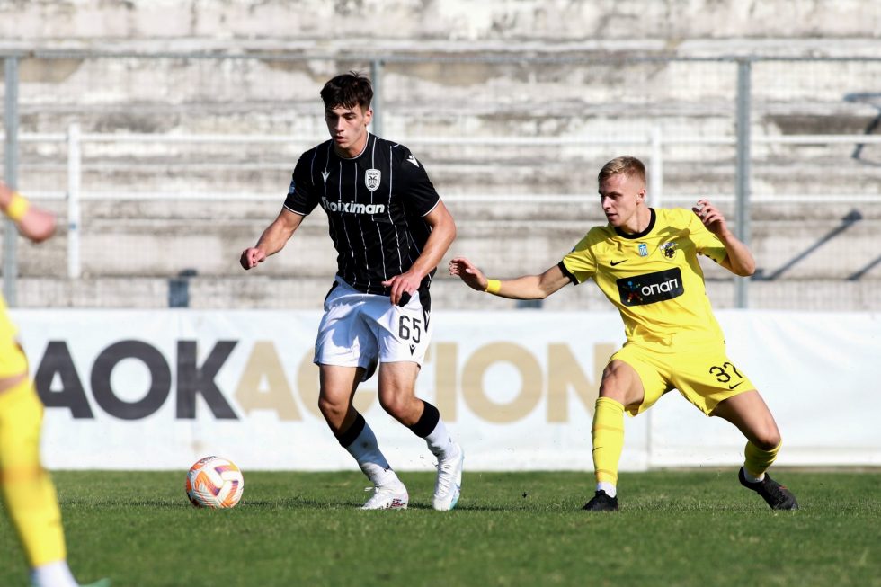 ΠΑΟΚ Β’ – ΑΕΚ Β’ 1-0: «Πάτησε» ξανά στην κορυφή χάρη στο γκολ του Βρακά