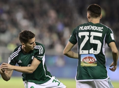 Σέντρα ακριβείας από τον Μλαντένοβιτς, 1-0 με τον Τζούριτσιτς ο Παναθηναϊκός (vid)