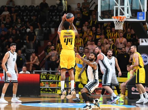 Απόλλων Πάτρας – Άρης 70-77: Διπλό με Γκάλινατ για τους «κίτρινους»