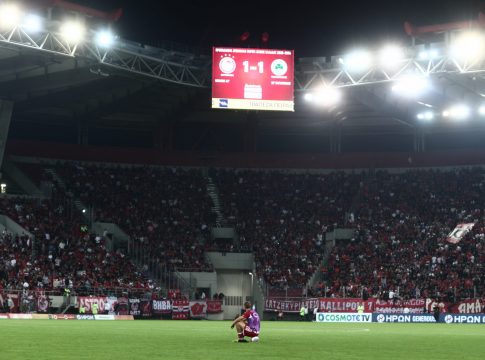 Ολυμπιακός: «Θα απαγορευτεί δια βίου η είσοδος στο Καραϊσκάκη σε αυτόν που πέταξε την κροτίδα»