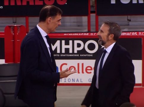 Έπιασαν κουβέντα πριν το τζάμπολ Μπαρτζώκας και Πλάθα (Vid)