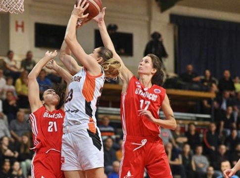 «Διπλό» για τον Ολυμπιακό στη Σλοβακία, 59-46 την Ρουζομπερόκ