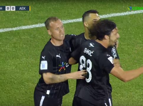 Ο Φελίπε το 1-0 για τον ΟΦΗ, 11/11 ματς δέχεται γκολ η ΑΕΚ (vid)