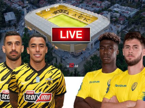 LIVE: ΑΕΚ – Παναιτωλικός
