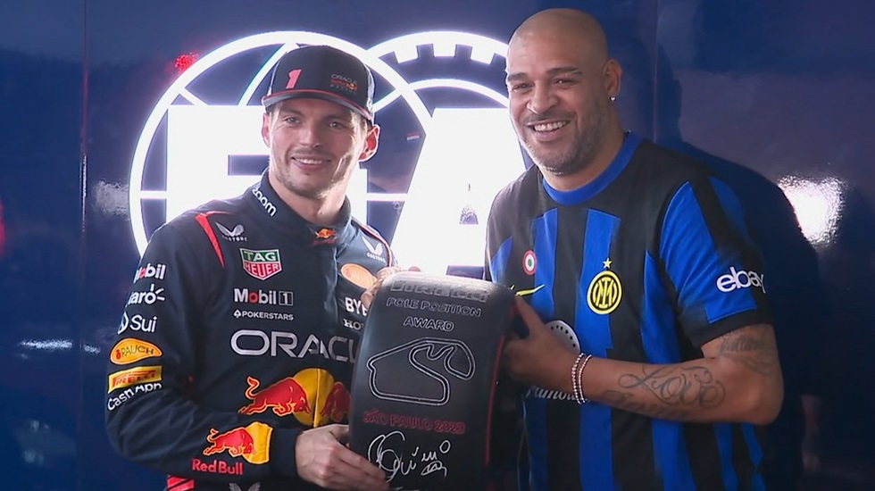 GP Βραζιλίας: Ο Αντριάνο με φανέλα Ίντερ έδωσε τον Φερστάπεν για την pole position (pic)