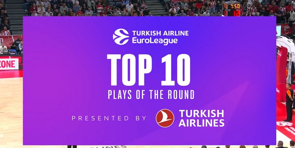 Το τοπ-10 της Euroleague με Παπαγιάννη, Καλάθη και Μπαλτσερόφσκι (vid)