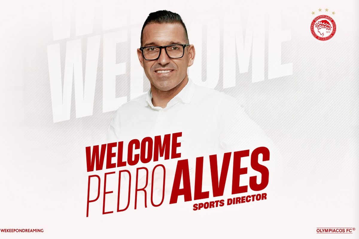 Επίσημο: Νέος αθλητικός διευθυντής του Ολυμπιακού ο Πέδρο Άλβες