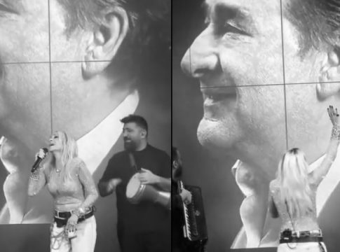 «Για αυτόν τον μεγάλο μας Έλληνα τραγουδιστή»: Το συγκινητικό «αντίο» της Άννας Βίσση στον Βασίλη Καρρά – Τραγούδησε το «Άστη να λέει» και σείστηκε το μαγαζί (vid)