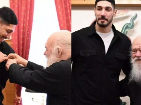 Συνάντηση Αρχιεπίσκοπου Ιερώνυμου με τον Τούρκο μπασκετμπολίστα Ενές Καντέρ: «Είμαστε αδέρφια, μου λείπει η Ελλάδα»