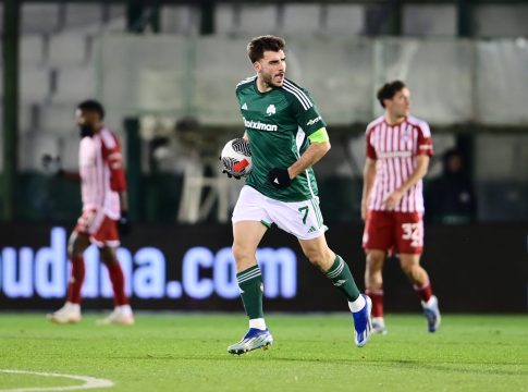 Ο Ιωαννίδης με κεφαλιά το 1-1 για τον Παναθηναϊκό (vid)