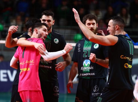 Μίλωνας – Ναντ 3-2: Νέα υπέρβαση και πρώτο βήμα για τα ημιτελικά του CEV Cup