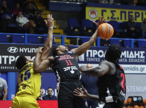 Περιστέρι – Χάποελ Ιερουσαλήμ 75-77: Απέδρασαν στην παράταση οι Ισραηλινοί