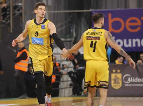 Άρης-Κολοσσός Ρόδου 98-91: Οι κίτρινοι πήραν την ματσάρα κι ανέβηκαν στην 4η θέση