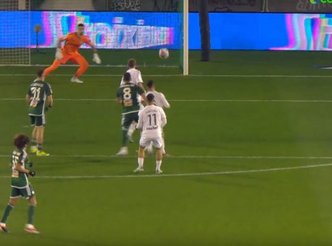 Το δοκάρι στέρησε από τον Μπακασέτα το πρώτο του γκολ με τον Παναθηναϊκό (vid)