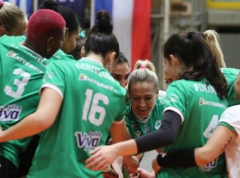 Παναθηναϊκός – Ναντ 1-3: «Λύγισαν» οι Πράσινες κόντρα στις Γαλλίδες