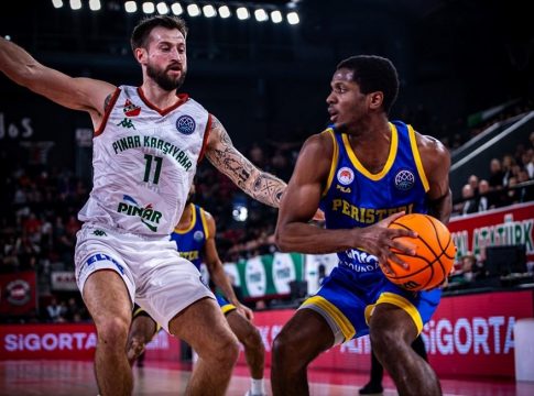 Καρσίγιακα – Περιστέρι 93-88: Λύγισε στην Τουρκία η ομάδα του Βασίλη Σπανούλη