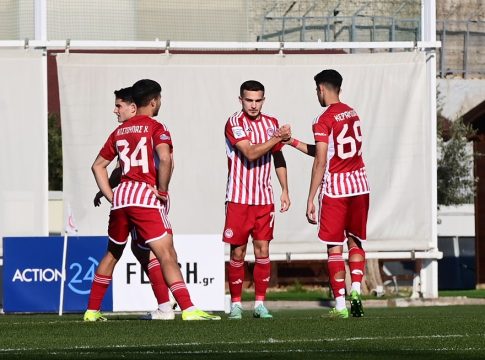 Live Streaming: Ολυμπιακός Β’ – Αιγάλεω