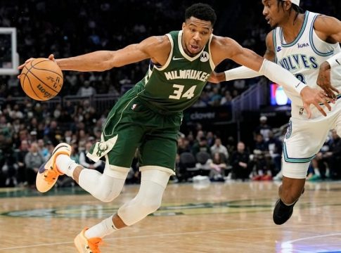 Τίμπεργουλβς – Μπακς 107-112: Πέρασαν από τη Μινεσότα με εντυπωσιακό Αντετοκούνμπο τα «ελάφια»