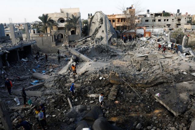 Η Λωρίδα της Γάζας είναι πλέον «μη κατοικήσιμη» – Απαιτούνται δεκαετίες για την αποκατάστασή της