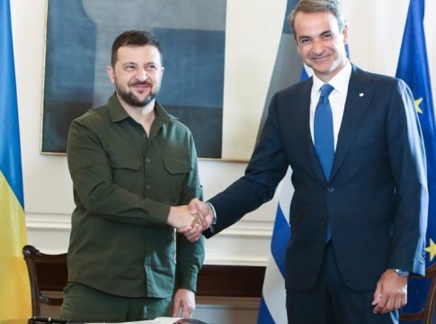 Οδησσός: Ολοκληρώθηκε η συνάντηση του Μητσοτάκη με τον Ζελένσκι – Στο Μουσείο Φιλικής Εταιρείας ο πρωθυπουργός