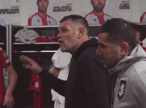 Η ομιλία του Σανιόλ στους παίκτες της Γεωργίας: «Με την ίδια προσέγγιση και κόντρα στην Ελλάδα» (vid)