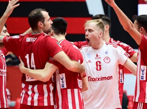 Ολυμπιακός – Μίλωνας 3-2: Νίκη-ανατροπή για τους ερυθρόλευκους