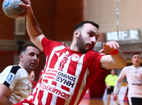 Ολυμπιακός – Αερωπός Έδεσσας 37-21: Άνετη επικράτηση για τους ερυθρόλεκους κόντρα στην ομάδα της Έδεσσας