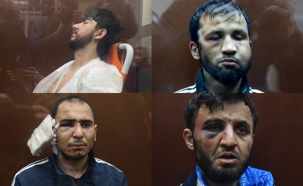 Άγριος ξυλοδαρμός των 4 κατηγορουμένων για το μακελειό στη Μόσχα – Πώς το σχολίασε το Κρεμλίνο (pic, vids)