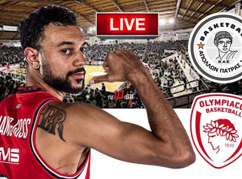 LIVE: Απόλλων Πάτρας – Ολυμπιακός