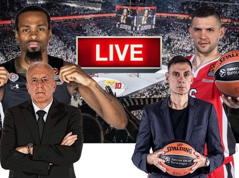 LIVE: Παρτίζαν – Ολυμπιακός
