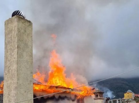 Πυρκαγιά σε Κελί της Σκήτης Αγίου Παντελεήμονος στο Άγιο Όρος