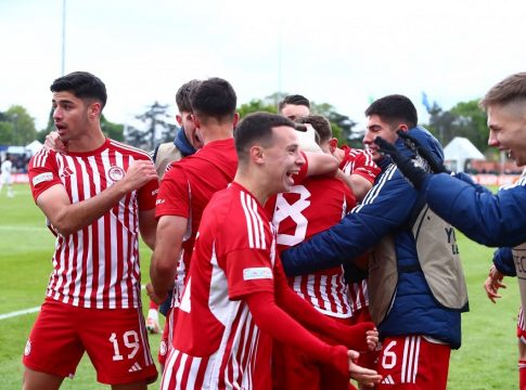 Marca: «Ο Ολυμπιακός στον Όλυμπο»