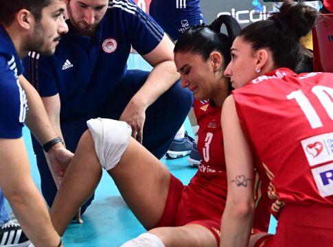 Συγκλονίζει η Νίζετιχ: Με δάκρια στα μάτια μετά τον τραυματισμό της στον πέμπτο τελικό με τον Παναθηναϊκό (pics)