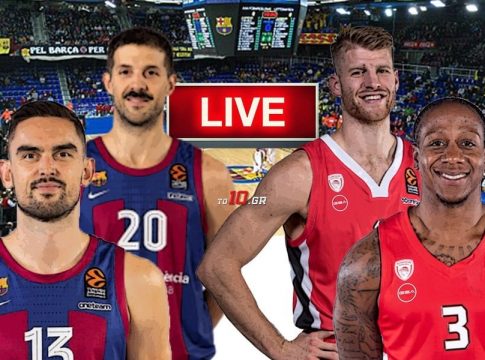 LIVE: Μπαρτσελόνα – Ολυμπιακός