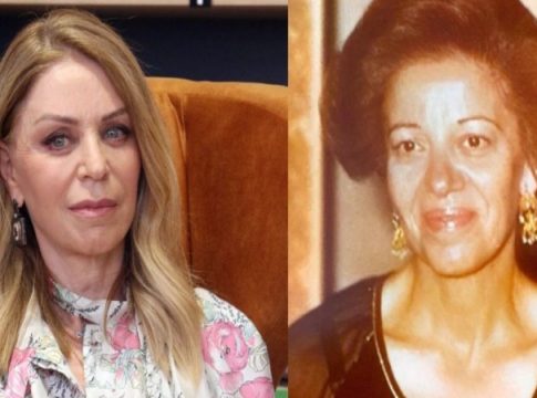 Ψυχικό ράκος η Έλλη Στάη στη κηδεία της μητέρας της – Μαυροφορεμένη και με απέραντη θλίψη στο βλέμμα (pics)