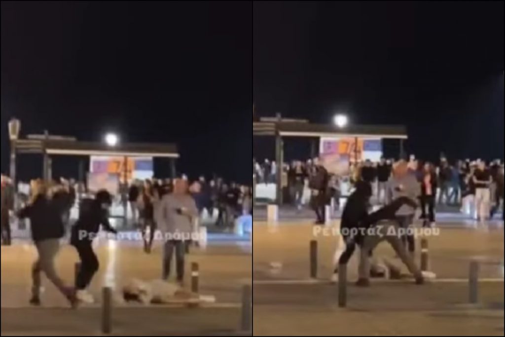 Βίντεο σοκ: Άγρια επίθεση σε νεαρό από κουκουλοφόρους στη Θεσσαλονίκη