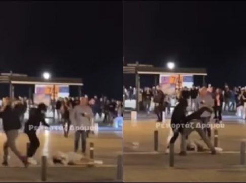Βίντεο σοκ: Άγρια επίθεση σε νεαρό από κουκουλοφόρους στη Θεσσαλονίκη