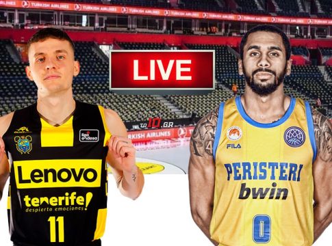 LIVE: Τενερίφη – Περιστέρι