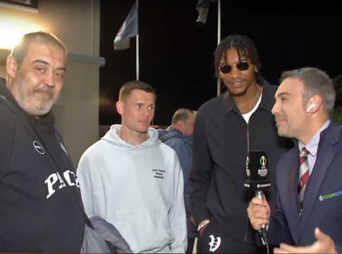 Στην Τούμπα ο Πόρτερ για το ΠΑΟΚ-Μπριζ (vid)