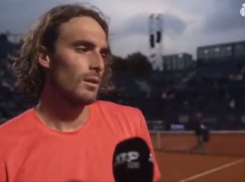 Τσιτσιπάς: «Ήταν ένα καλό τεστ για να δω πού βρίσκομαι» (vid)
