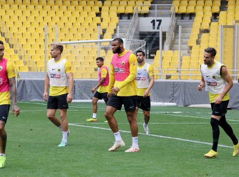 Προπόνηση στην «Opap Arena» για την ΑΕΚ – Μπήκε ο Μουκουντί ενόψει Ολυμπιακού (pic)